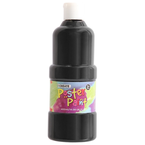 Black Poster Paint 400ml Other Arts & Creativity UK