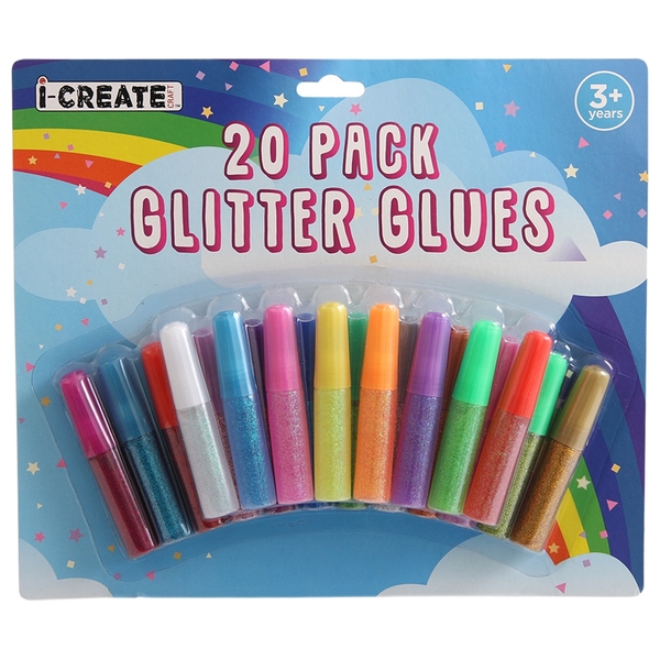 20 Pack Glitter Glue - Other Arts & Creativity Uk