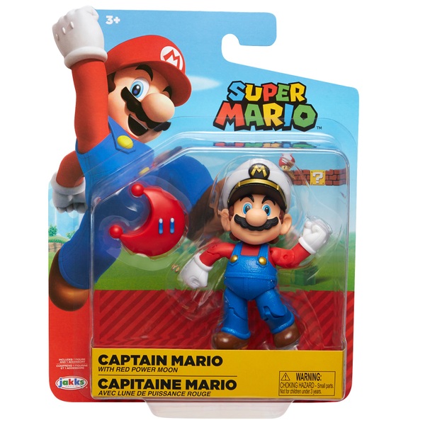 Captain Mario Figure 10cm - Smyths Toys