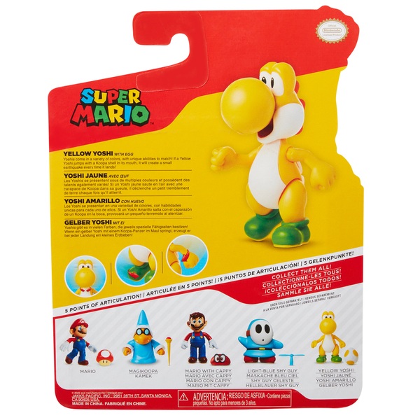 Nintendo Yellow Yoshi with Egg - Smyths Toys