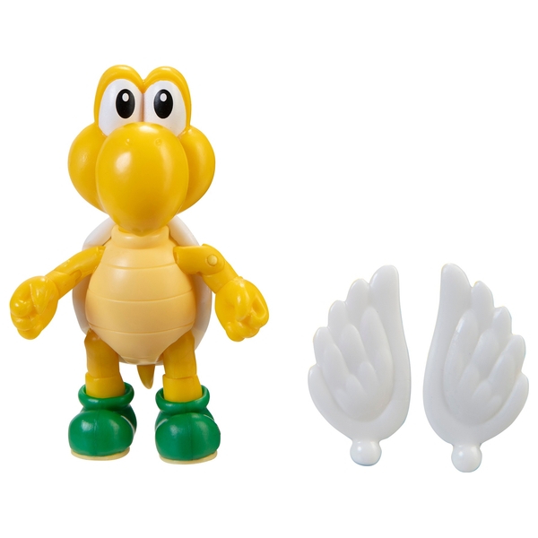 Nintendo Green Para Koopa Troopa with Wings 10cm Action Figure | Smyths ...