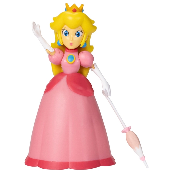 Nintendo Super Mario 10cm Princess Peach Figurine with Umbrella ...