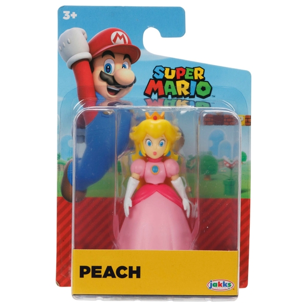 Super Mario 6cm Princess Peach Figurine | Smyths Toys Ireland