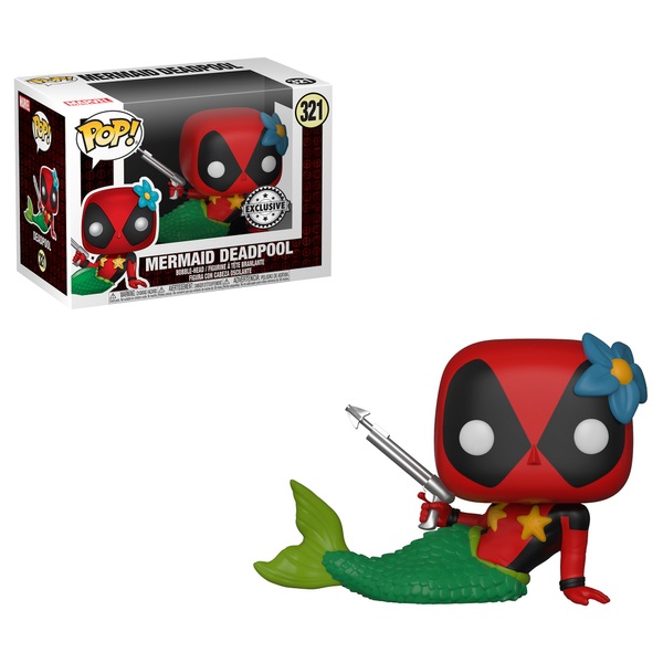 deadpool mermaid pop vinyl