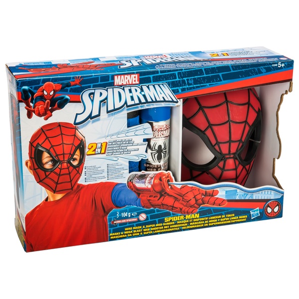 Marvel Spider-Man Hero Mask and Super Web Slinger - Spider-Man & Marvel ...