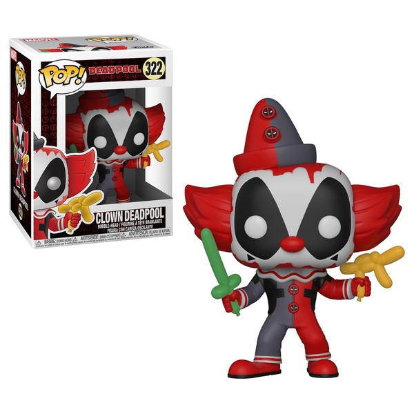 Pop Vinyl Deadpool Clown Funko Pop Vinyl Uk - vinyl deadpool clown