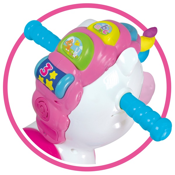 Baby Clementoni Interactive Ride On Unicorn Smyths Toys UK