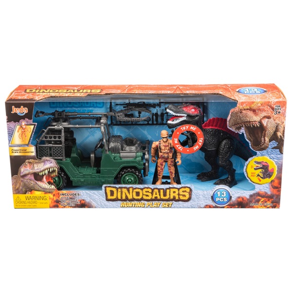 Dinosaur Hunting Play Set Smyths Toys Uk - dinosaur hunter roblox toy