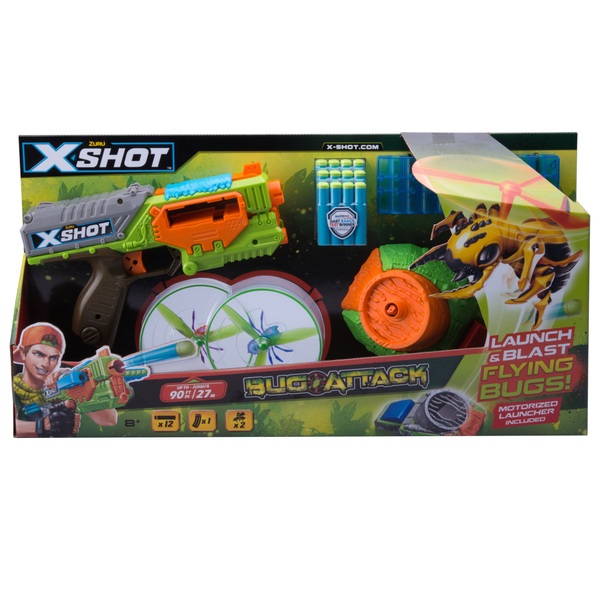 nerf flying bug attack