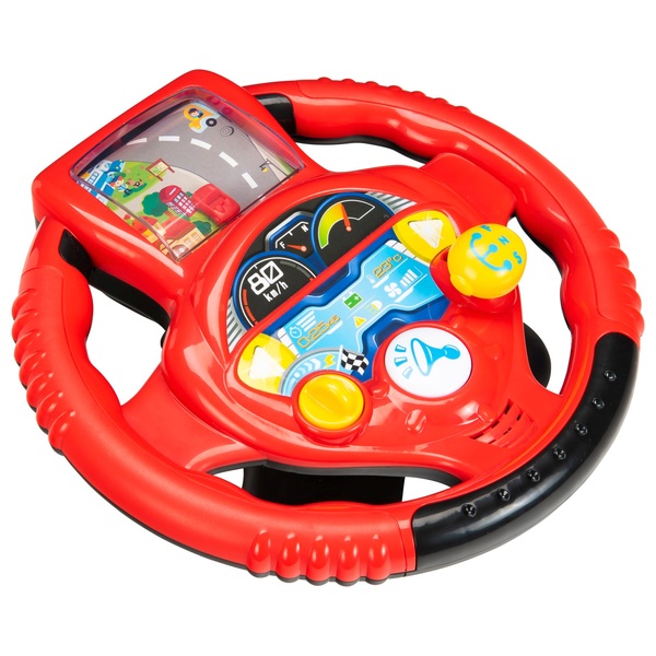 Big Steps Vroom Junior Racing Steering Wheel - Smyths Toys UK