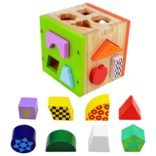Squirrel Play Wooden Sorting Cube Smyths Toys Ireland