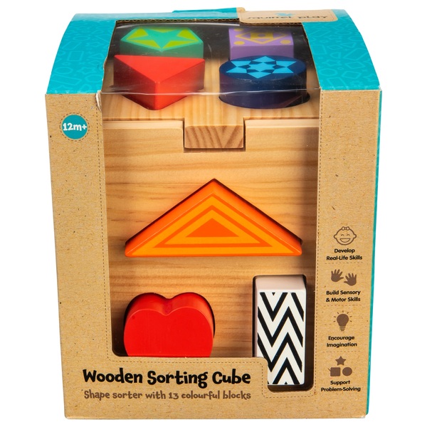 Squirrel Play Wooden Sorting Cube 