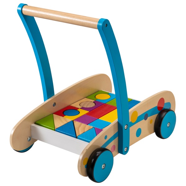 squirrel play wooden baby steps walker