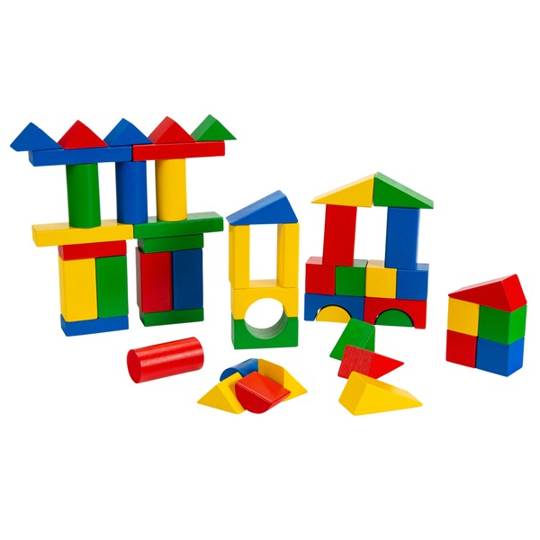 Squirrel Play 50 Piece Wooden Building Blocks Smyths Toys UK