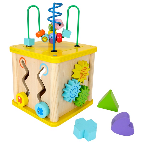 Squirrel Play Wooden Sort ‘n’ Play Activity Cube 