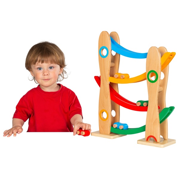 Squirrel Play Wooden Car Roll Smyths Toys UK