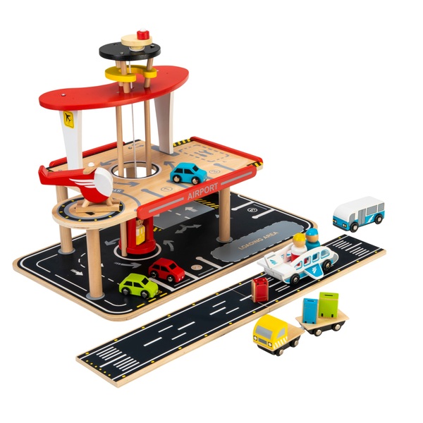 Squirrel Play Wooden Jet Set Airport Squirrel Play Toys