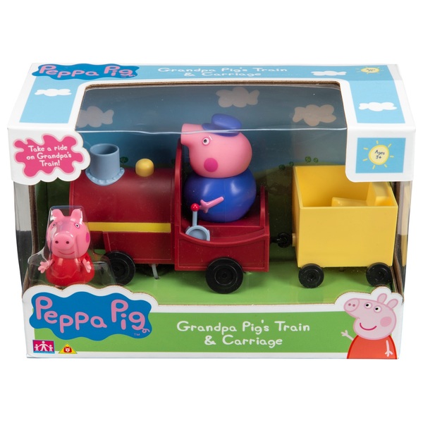 peppa pig grandpa's little train set