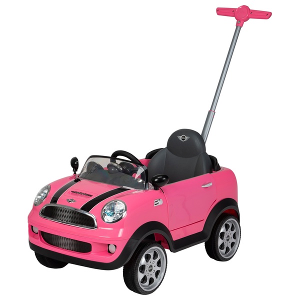 Mini Cooper Push Buggy Pink - Ride Ons Ireland