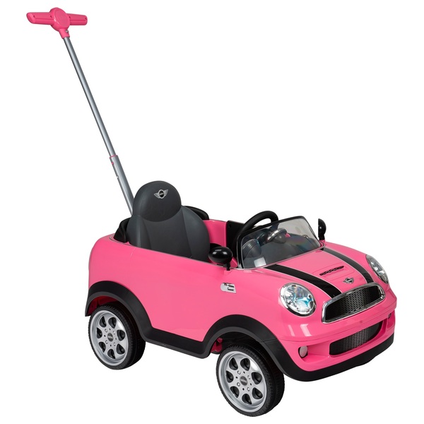 Rollplay Mini Cooper Push Buggy Pink | Smyths Toys UK