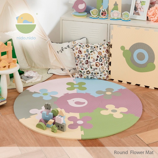13 Piece Round Flower Foam Mat Smyths Toys