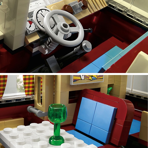 LEGO 10220 Creator Expert Volkswagen T1 Camper Van Set Smyths Toys UK