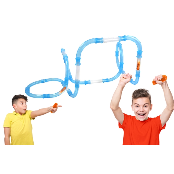 Tube Racer Deluxe Set 52 Pieces - Smyths Toys