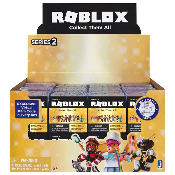 Roblox Celeb Mystery Box Figures Series 2 Roblox Action Figures Playsets Smyths Toys Uk - roblox action figure series 1 celebrity pack virtual item