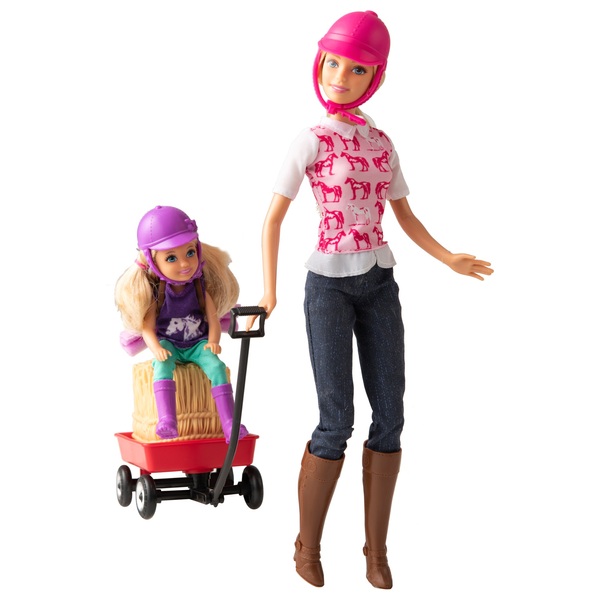 Barbie Pink Passport Ranch & 3 Dolls - Barbie Toys Exclusive to Smyths ...