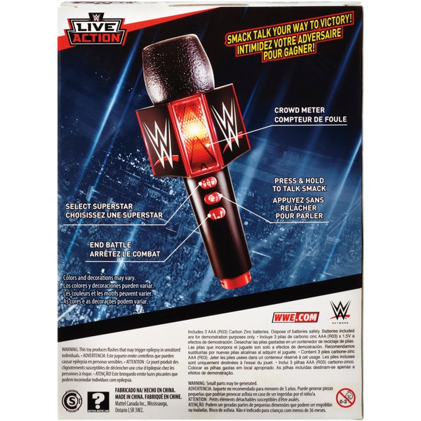 wwe action figure microphone