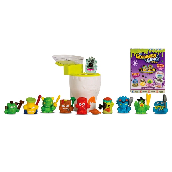 Grossery Gang 10 Pack Flush & Fizz Series 5 - Time Wars - The Grossery ...