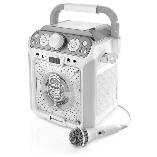 Singing Machine SML682BTW Bluetooth CDG Plus Tablet Karaoke Machine