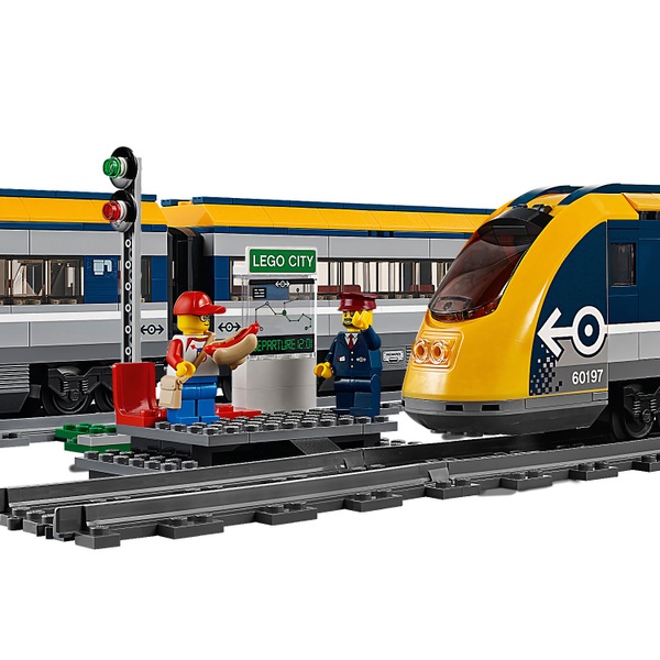 LEGO 60197 City Passenger Train Toy and Tracks Building Set - Smyths ...