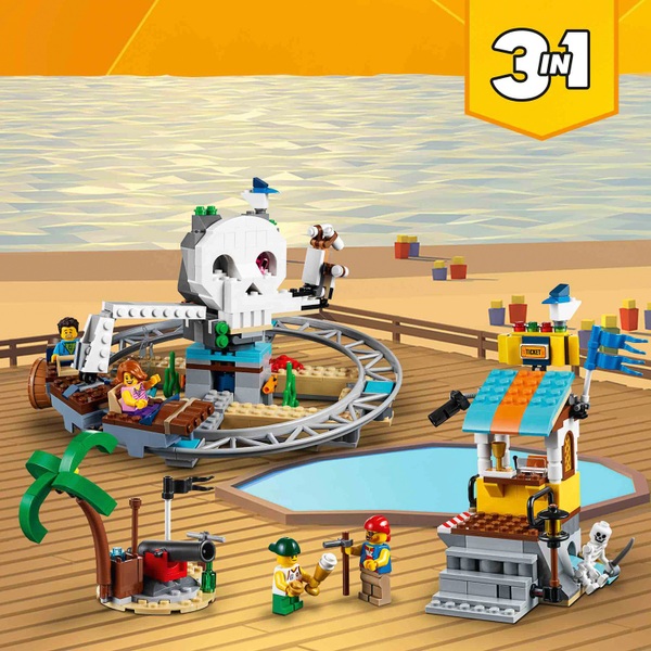 LEGO 31084 CREATOR Pirate Roller Coaster Building Toy Set - Smyths Toys