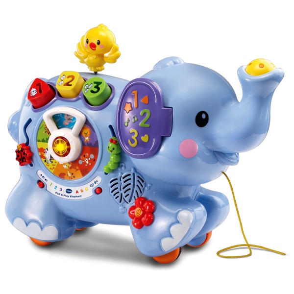 VTech Pull \u0026 Play Elephant - Smyths Toys UK