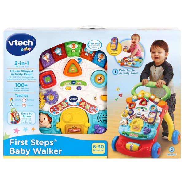 VTech First Steps Baby Walker Red Smyths Toys UK