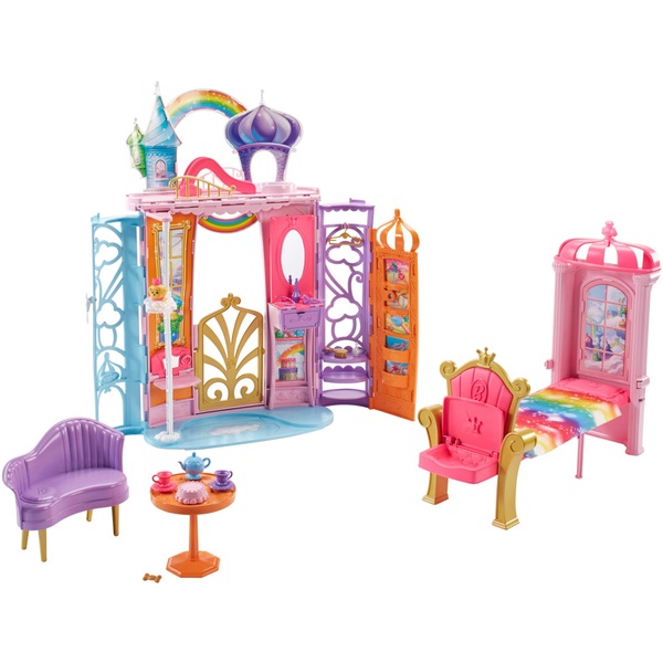 Barbie Dreamtopia Castle Portable Playset With Accessories Barbie Dolls Range