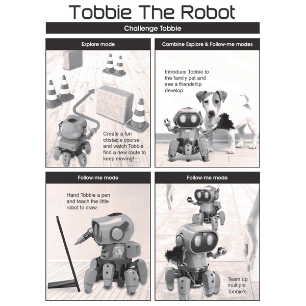 tobbie the robot not walking