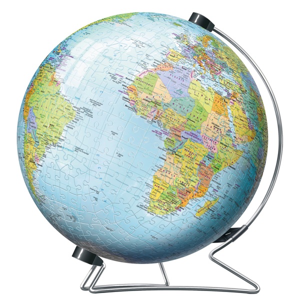 Ravensburger The World On V-stand Globe Puzzle - Smyths Toys Ireland