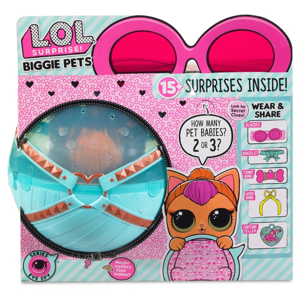 L.O.L. Surprise! Biggie Pet Neon Kitty - L.O.L. Surprise! Series Eye Spy UK