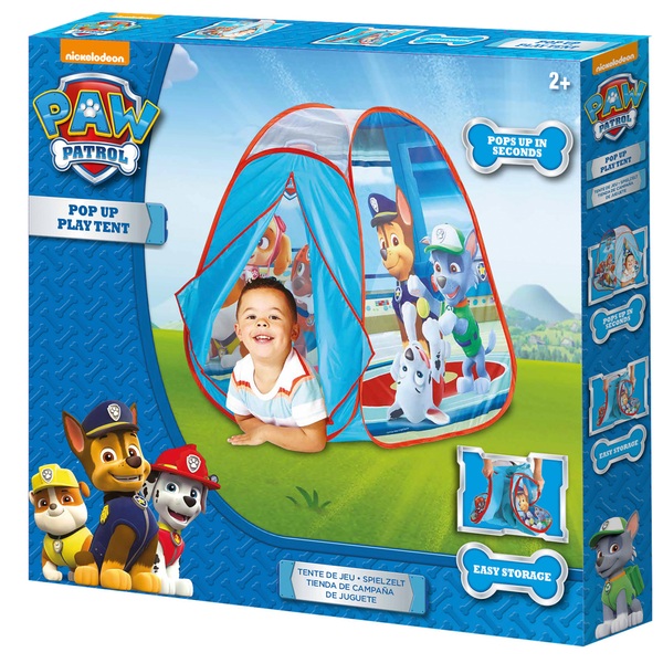 Paw Patrol® Childrens Unisex Indoor & Outdoor Pop Up Tent Folding Play tent, 