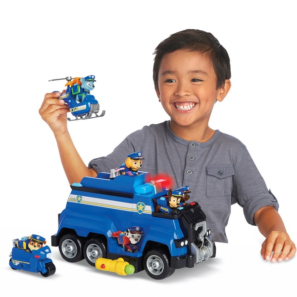 paw patrol police rescue deluxe chase ultimate cruiser