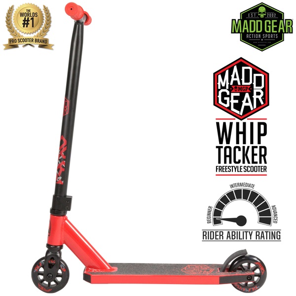 Madd Gear Whip Tacker Scooter Red/Black Stunt Scooters Ireland
