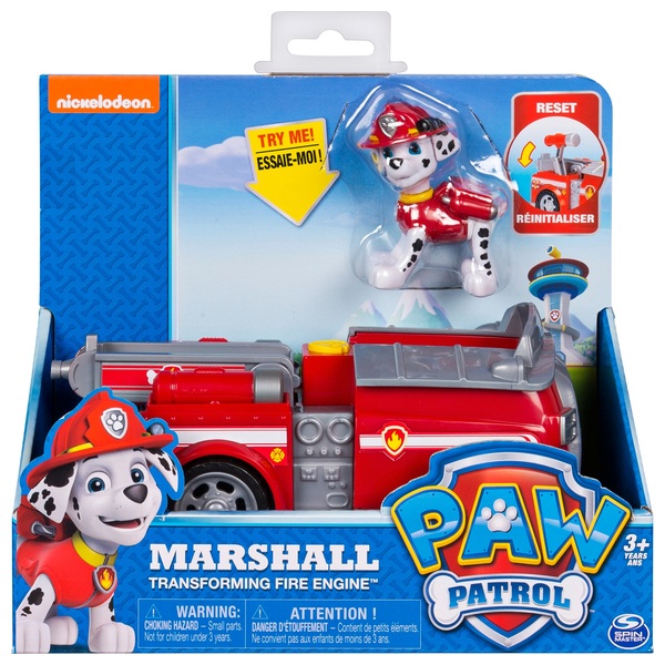 PAW Patrol Vehicle with Pup - Marshall - Paw Patrol UK