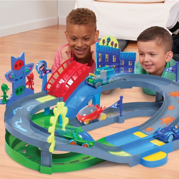 PJ Masks Rev-N-Rumblers Track Playset - Smyths Toys