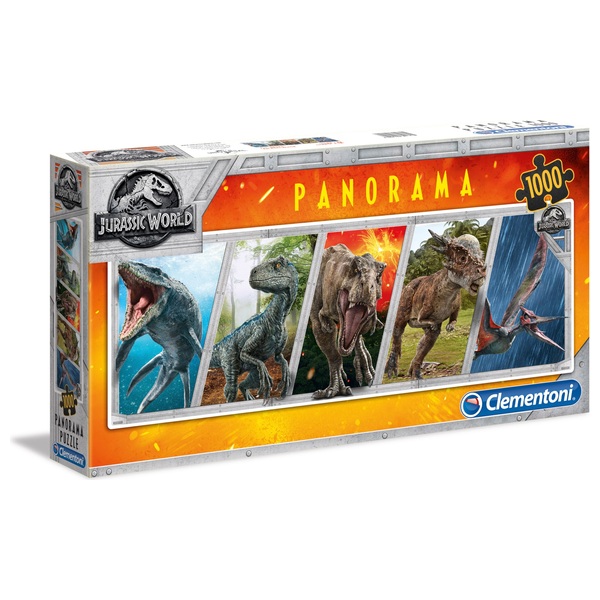 Clementoni Jurassic World 1000 pc Panorama puzzle - Jigsaws & Puzzles UK