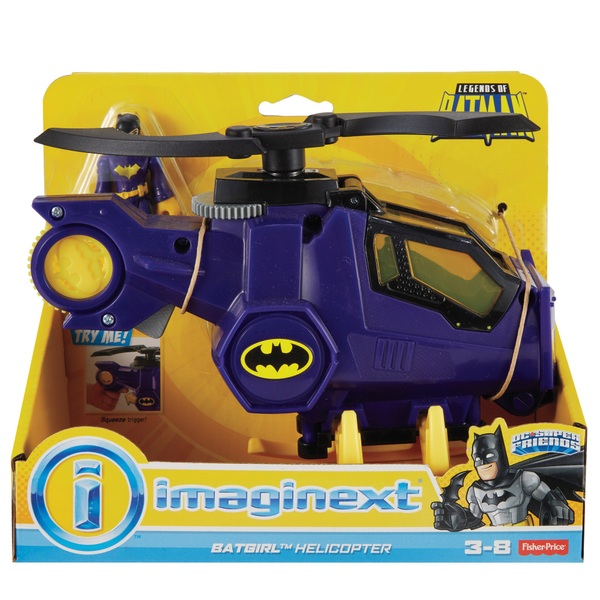 Imaginext Legends of Batman Batgirl Helicopter - Imaginext DC ...