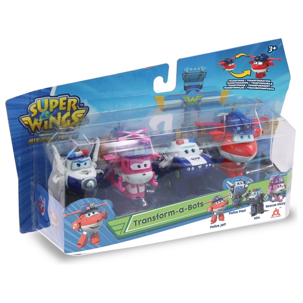 super wings transform a bots 4 pack