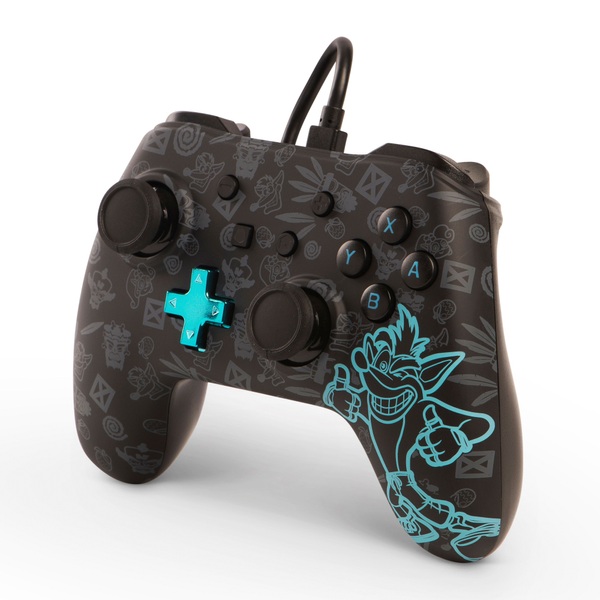 Crash Bandicoot Wired Controller for Nintendo Switch Crash