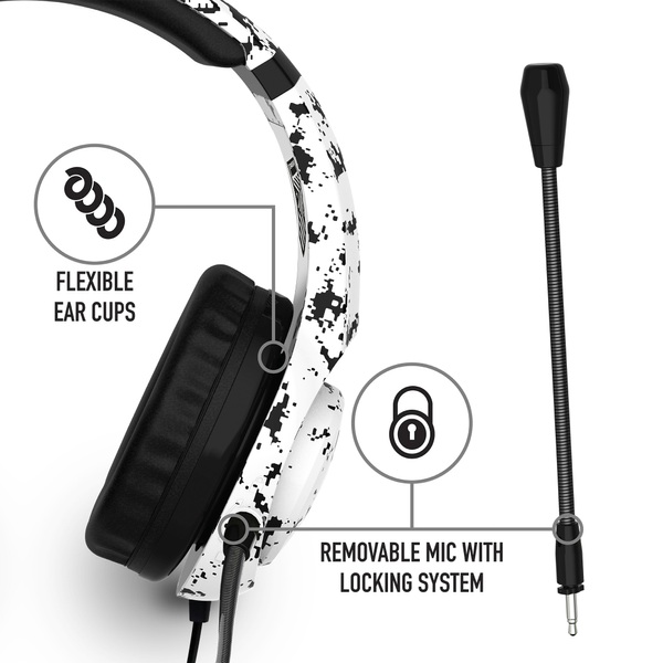 Multiformat Camo Stereo Gaming Headset Conqueror Gaming Headsets UK